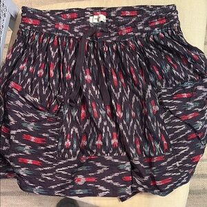 Isabel Marant ETOILE - Ledoria Ikat Cotton Voile Shorts Size 36